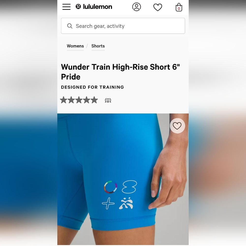 Lululemon Wunder Train High Rise Short - Picture 2 of 12